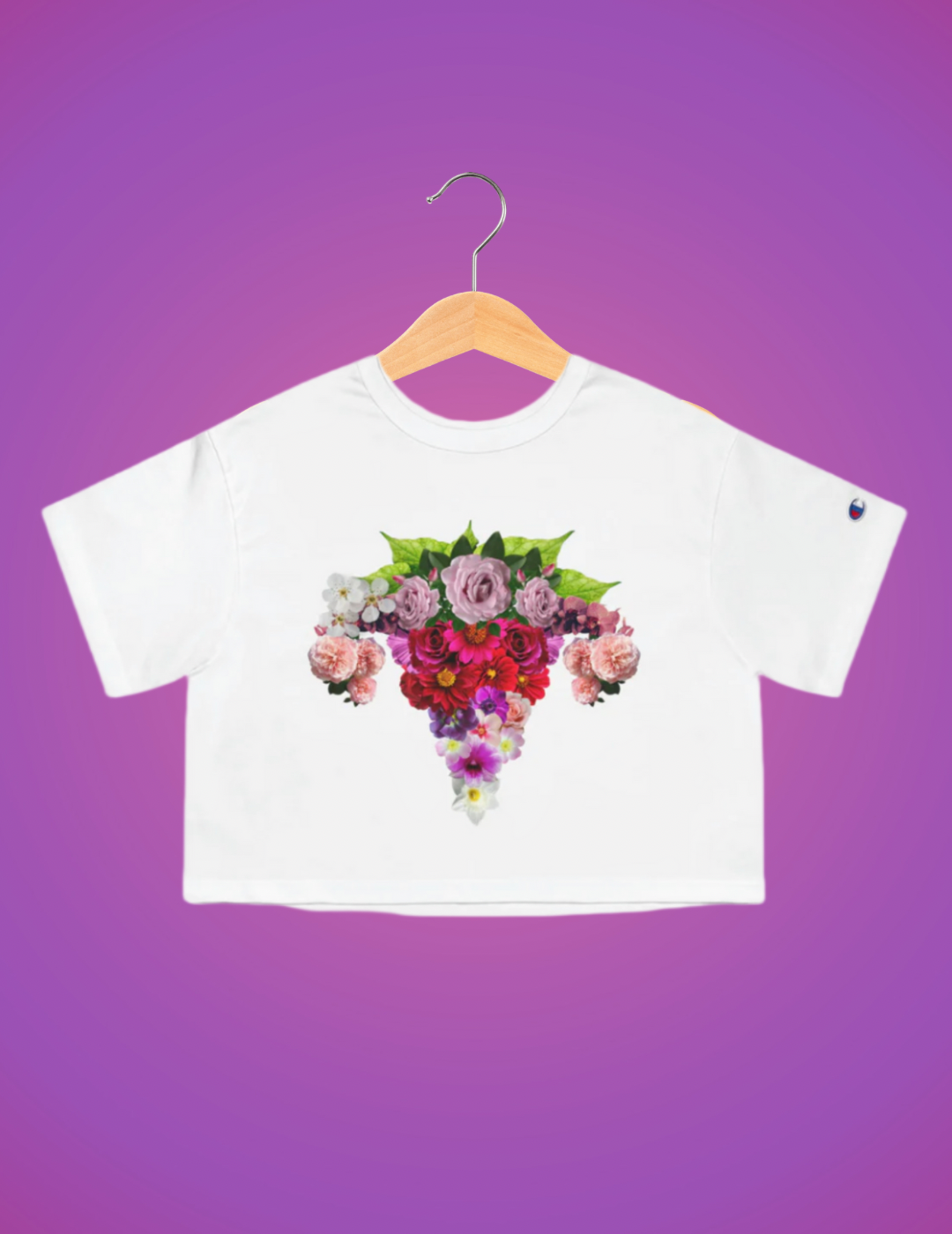 In Full Bloom - Champion Cropped T-Shirt